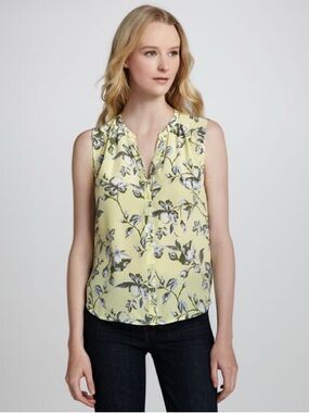 Joie Finnegan silk floral tank, Small